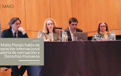 Maite Parejo reflexiona sobre la colaboración internacional en materia de corrupción y Derechos Humanos